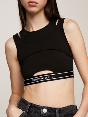 Tommy hilfiger tank sale top crop tops