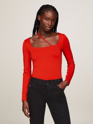 Tommy Jeans Long Sleeve Essential Bodysuit - Black