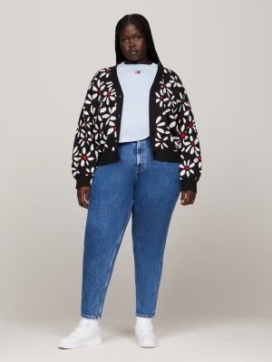 Tommy jeans store floral hooded jacket