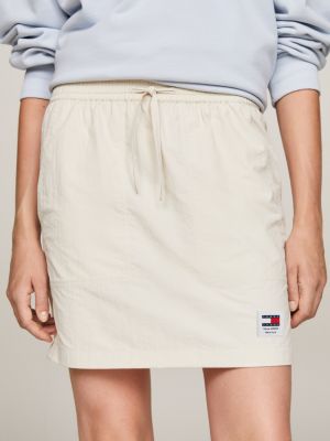 J crew outlet white mini skirt