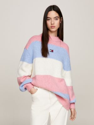 Tommy jeans shop pink jumper