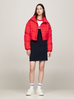 Hooded Crop Puffer Jacket