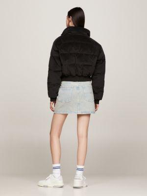 Michael kors velvet puffer jacket sale