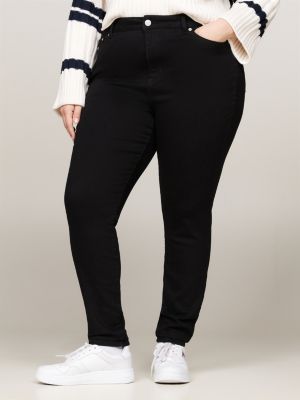 Mom Ultra High Ankle Jeans - Black - Ladies