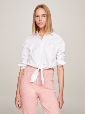 White Shirts for Women | Tommy Hilfiger® SI