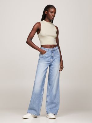 Turtleneck high waisted on sale jeans