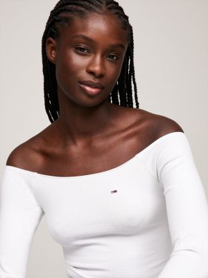 Tommy hilfiger deals off shoulder top