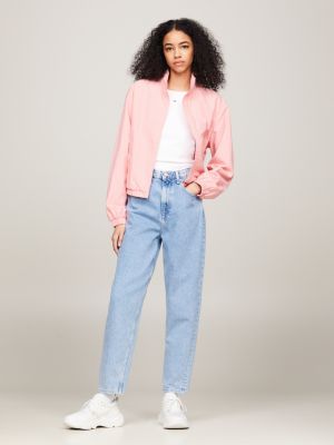 Ultra High Rise Tapered Mom Jeans, Denim