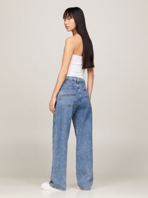 Tommy Jeans DAISY - Relaxed fit jeans - denim black/black denim