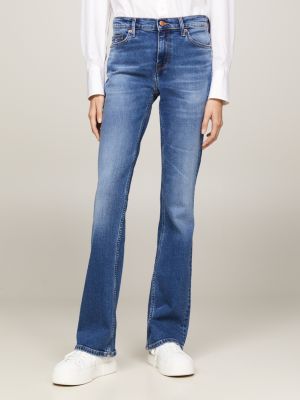 Maddie Mid Rise Bootcut Jeans, Denim