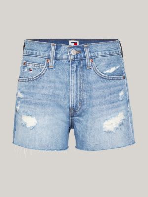 Tommy Jeans Distressed Denim Shorts