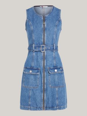 Floral Laser Print Denim Short Dungarees