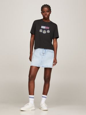 black daisy t shirt