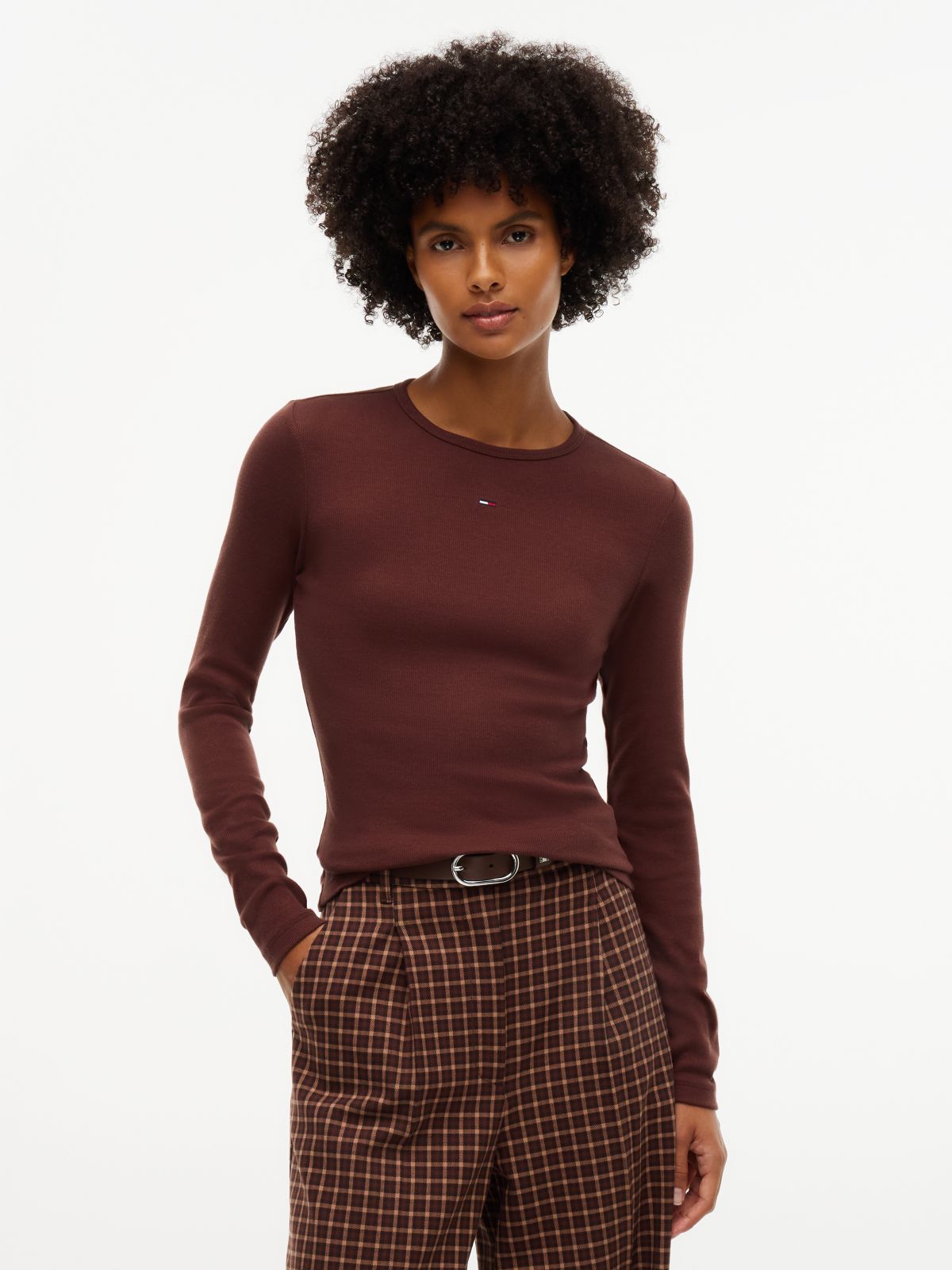 2-Pack Slim Ribbed Long Sleeve T-Shirts — Multi