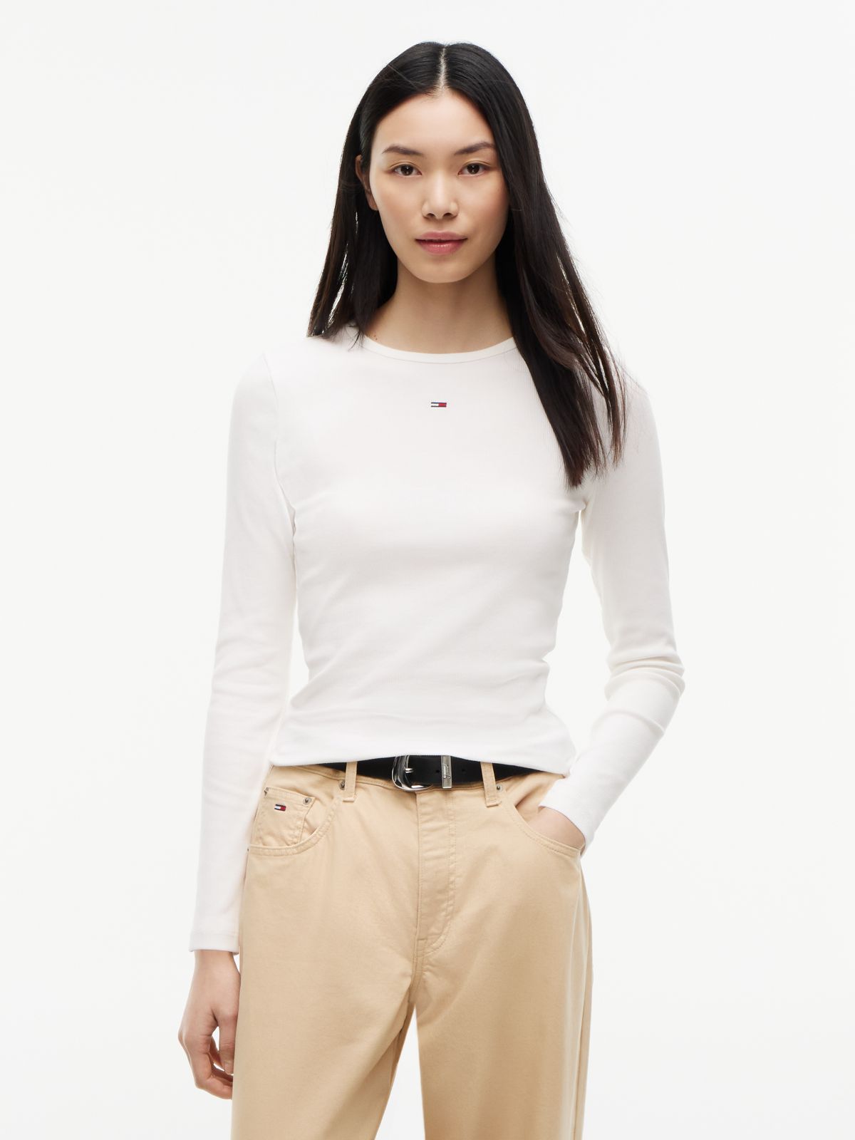 2-Pack Slim Ribbed Long Sleeve T-Shirts — Multi