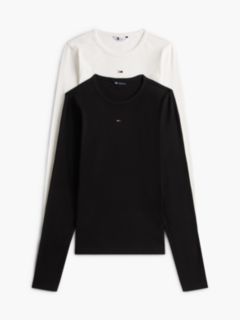 2-Pack Slim Ribbed Long Sleeve T-Shirts — Multi 1