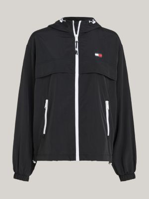 Black tommy outlet windbreaker