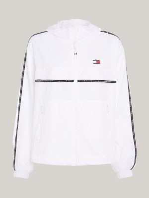 Tommy jeans online white windbreaker