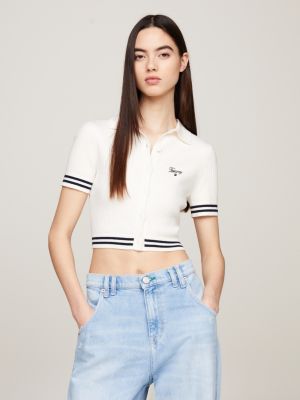 Tommy Hilfiger String Print UW0UW02819 - Ag-Tommyjeans-Logo-White