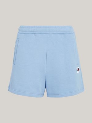 shorts sportivi mom relaxed fit blu da donne tommy jeans