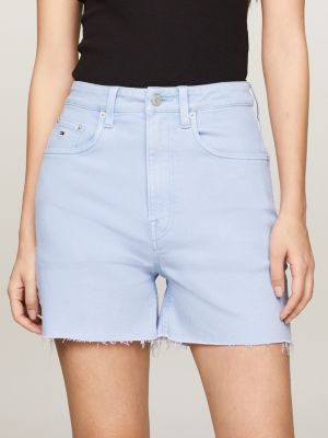 Shorts vaqueros con bajos sin rematar, Denim