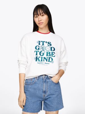 Sweatshirt Mulher Essential Logo Tommy Jeans Azul Marinho - DW0DW14325.38