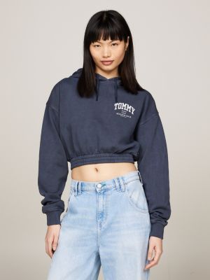 Sweatshirt Mulher Essential Logo Tommy Jeans Azul Marinho - DW0DW14325.38