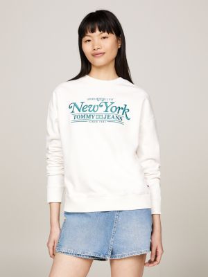 Tommy hilfiger retro 2024 pastel logo sweatshirt