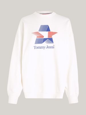 Tommy jeans logo sweatshirt sale