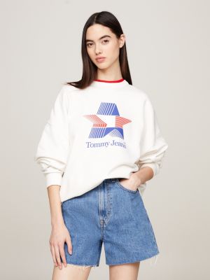 Felpa tommy jeans on sale ragazza