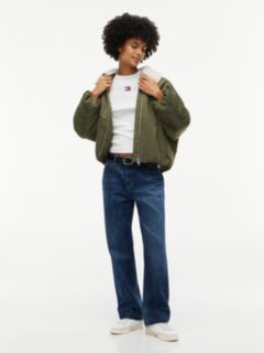 Tommy Badge Slim Ribbed T-Shirt — White 2
