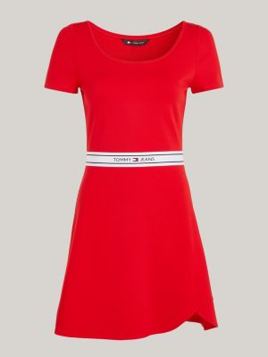 Tommy store logo dress