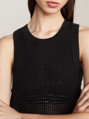 Black sleeveless outlet jumper womens