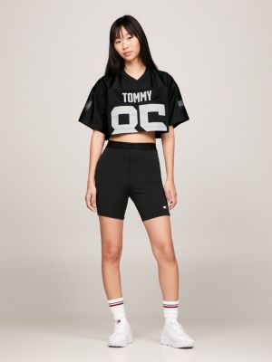 | Varsity 1985 Long Sleeve Tommy T-Shirt BLACK Collection Hilfiger |