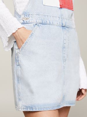 HotBlock - Washed Denim Maxi Dungaree Dress