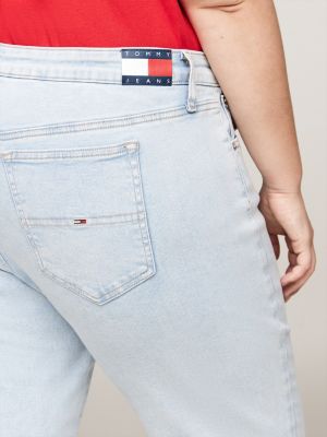 jeans melany curve super skinny fit a vita altissima blu da donne tommy jeans