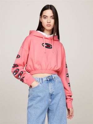 Pink Hoodies for Women | Tommy Hilfiger® SI