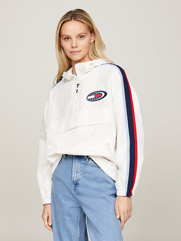 giacca chicago archive popover white da donne tommy jeans