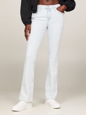 Mid Rise Oversized Slouchy White Jeans