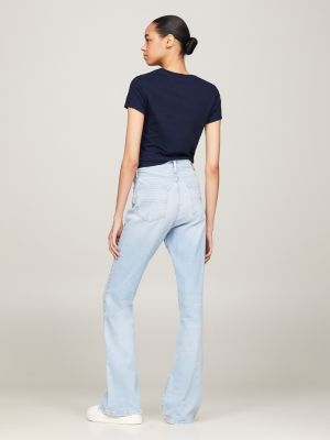 Sylvia High Rise Skinny Flared Leg Jeans | Denim | Tommy Hilfiger