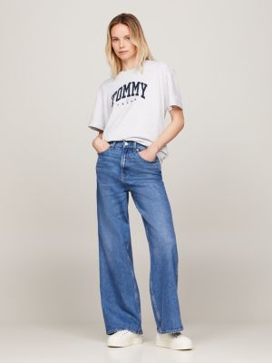 TOMMY HILFIGER Sportswear Division Damen T-Shirt Baumwolle