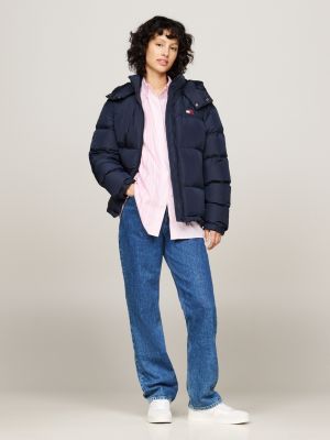 piumino alaska idrorepellente blu da donne tommy jeans