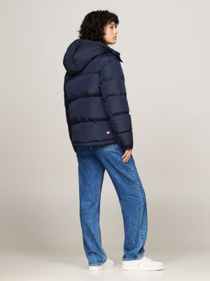 piumino alaska idrorepellente blu da donne tommy jeans