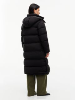 Down Longline Alaska Puffer Coat — Black 5