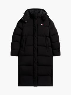 Down Longline Alaska Puffer Coat — Black 8