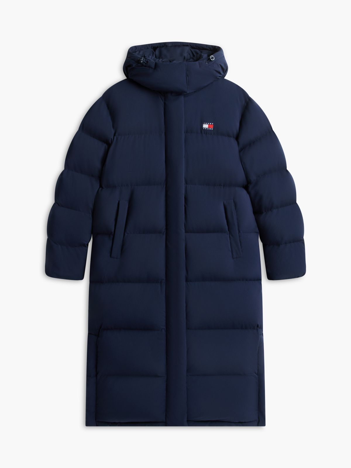Down Longline Alaska Puffer Coat — Blue