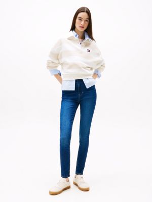 Como Mid Rise Skinny Jeans Blue Tommy Hilfiger