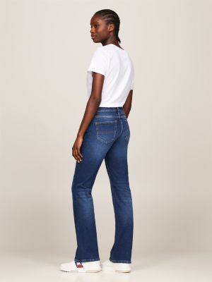 Bootcut Mid Rise Whiskered Jeans | Denim | Tommy Hilfiger