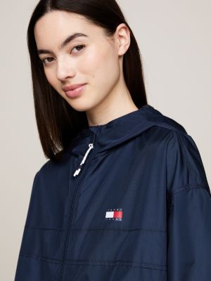 Chicago Windbreaker Hooded Jacket | Blue | Tommy Hilfiger