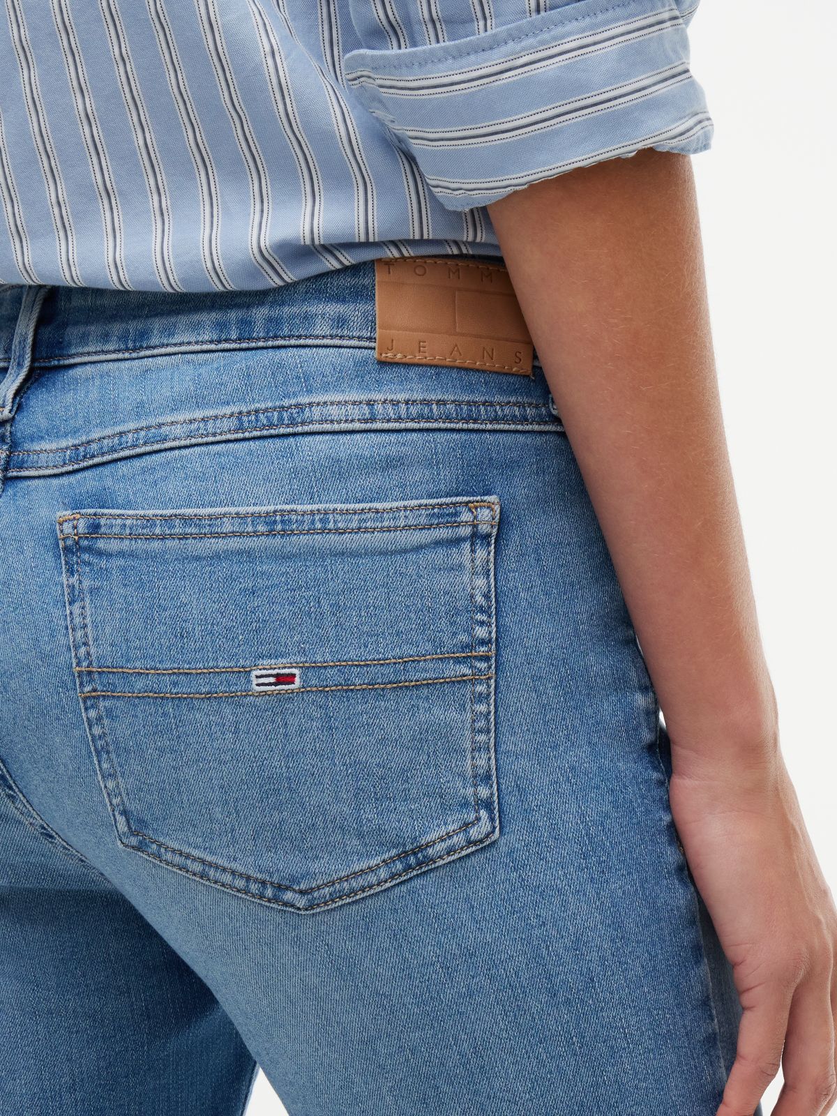 Sophie Low Rise Skinny Jeans — Blue